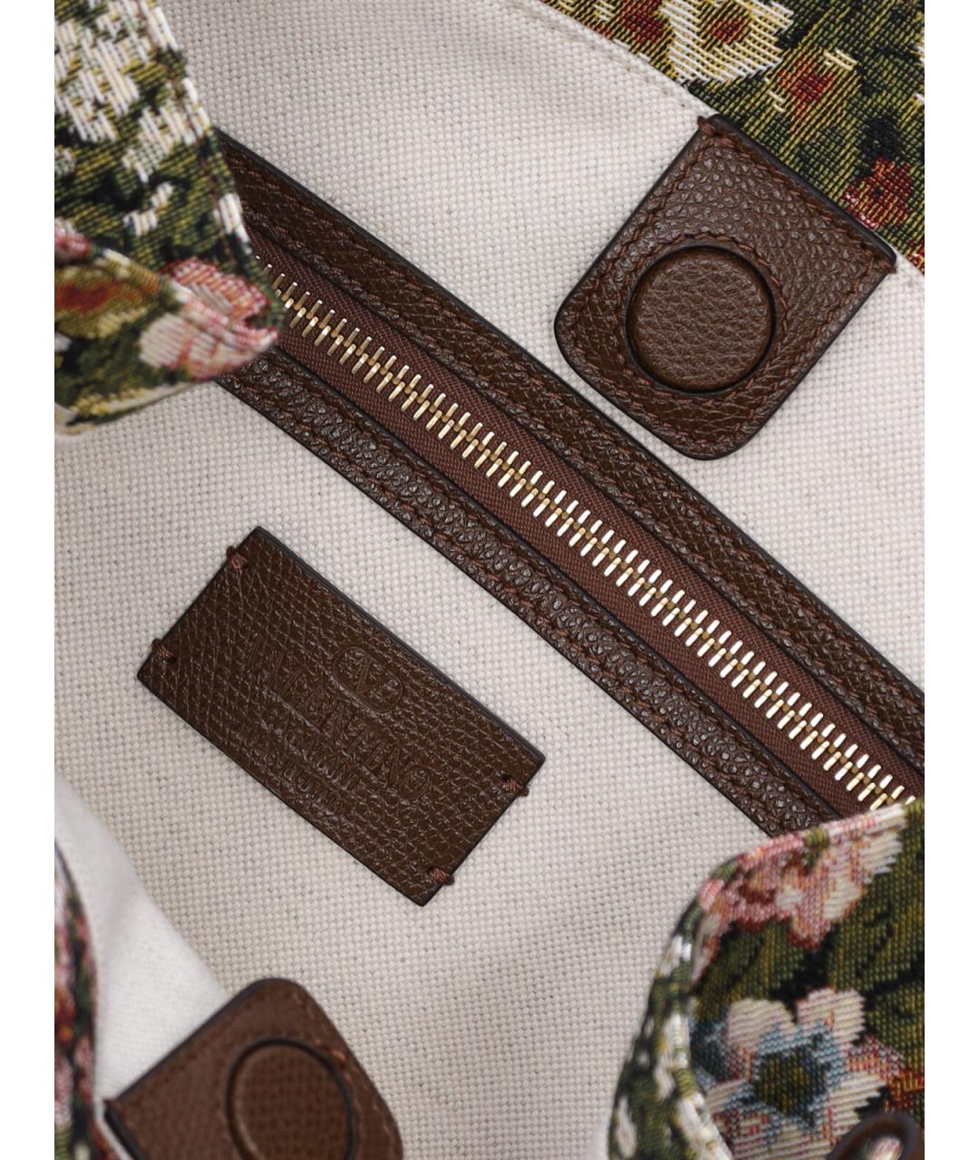 VALENTINO Мульти тканевая сумка тоут, фото 4