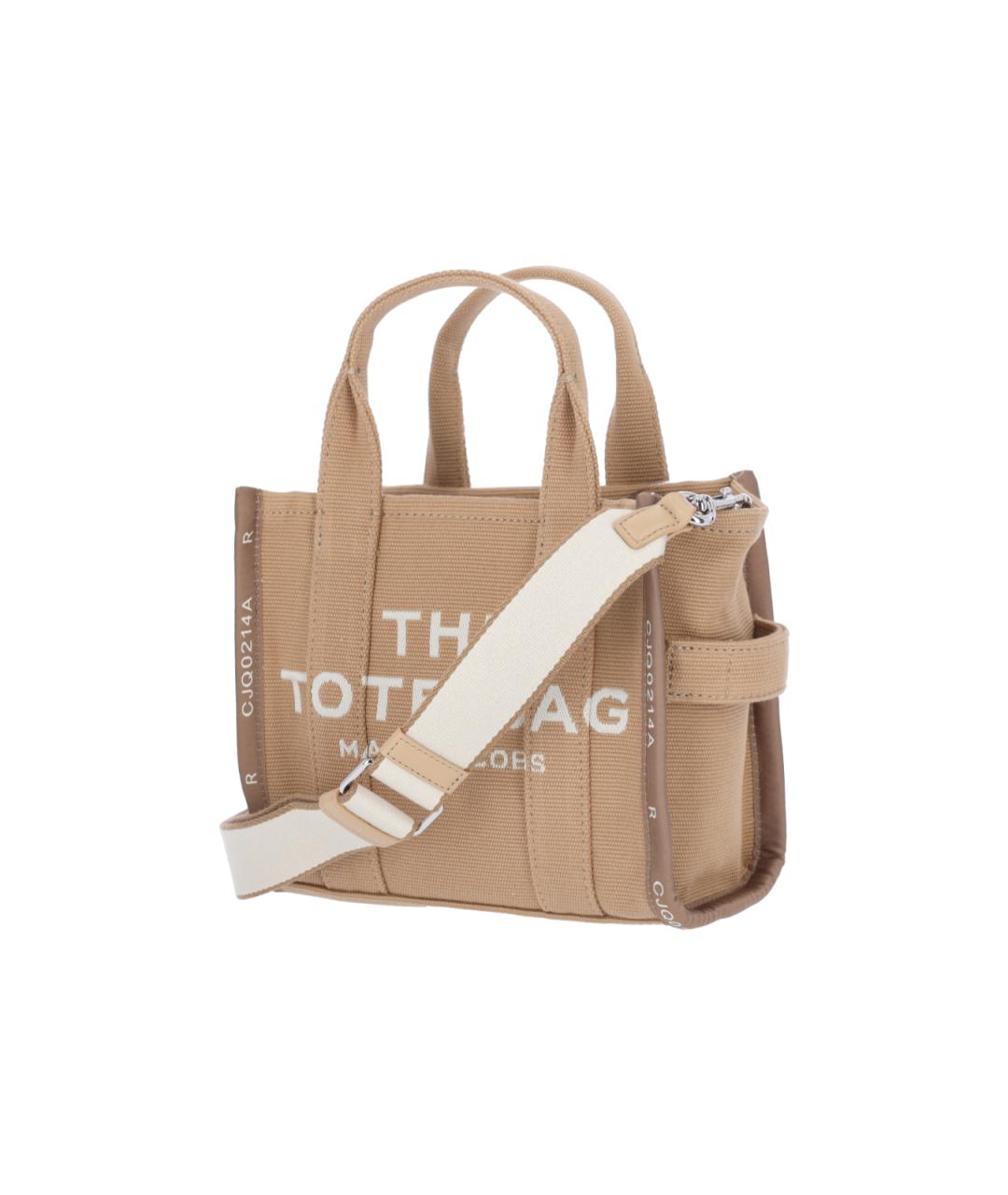 MARC JACOBS Коричневая хлопковая сумка тоут, фото 2