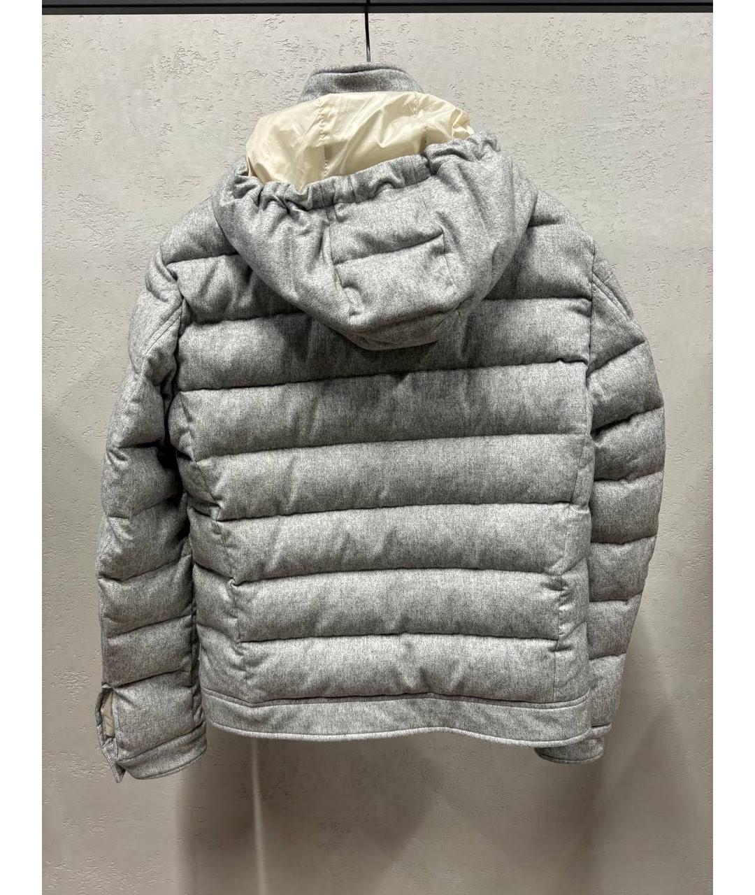 ELEVENTY Серый кашемировый пуховик, фото 2
