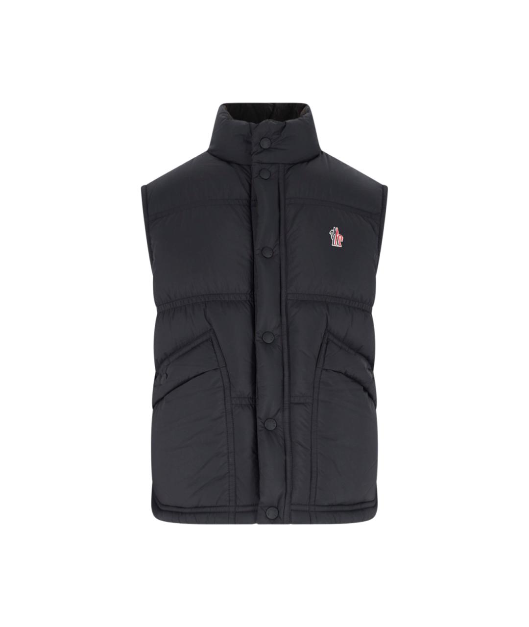 MONCLER GRENOBLE Черный жилет, фото 1