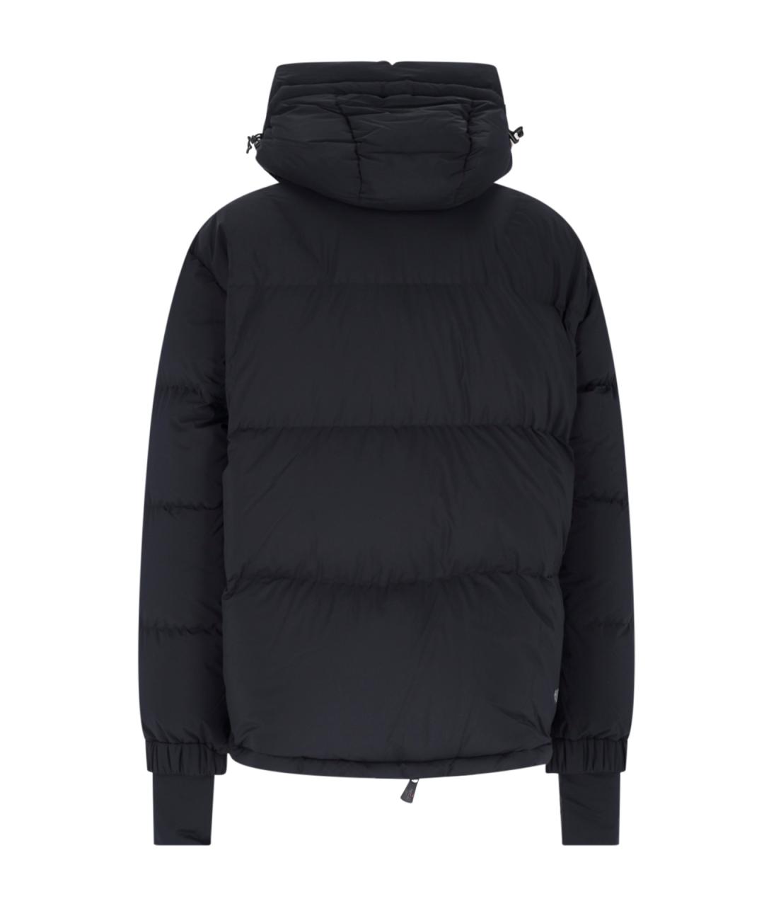MONCLER GRENOBLE Черный полиэстеровый пуховик, фото 2