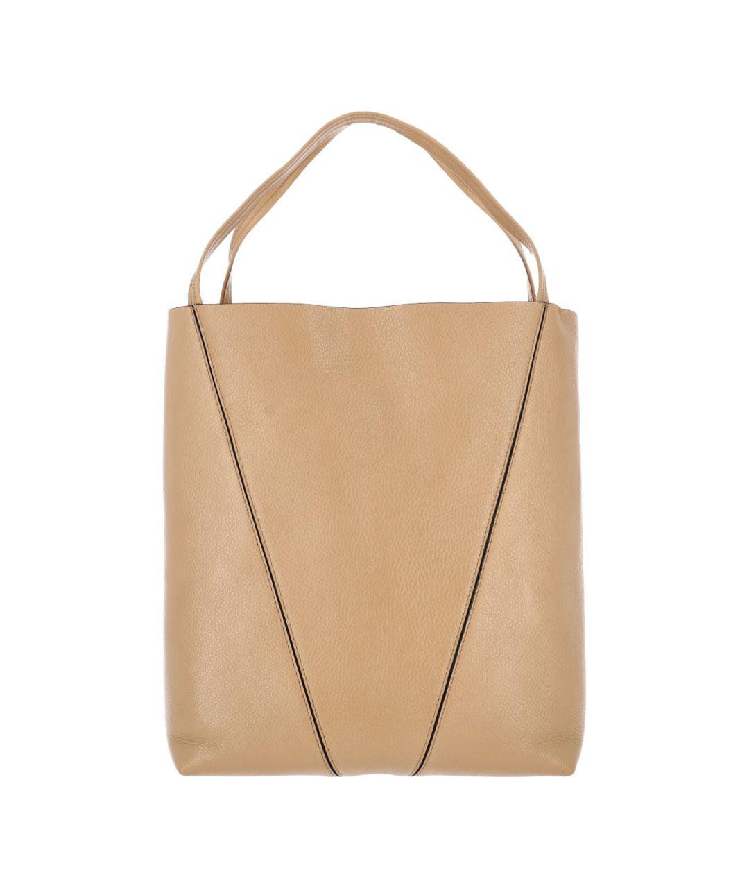 CHLOE Коричневая кожаная сумка через плечо, фото 3