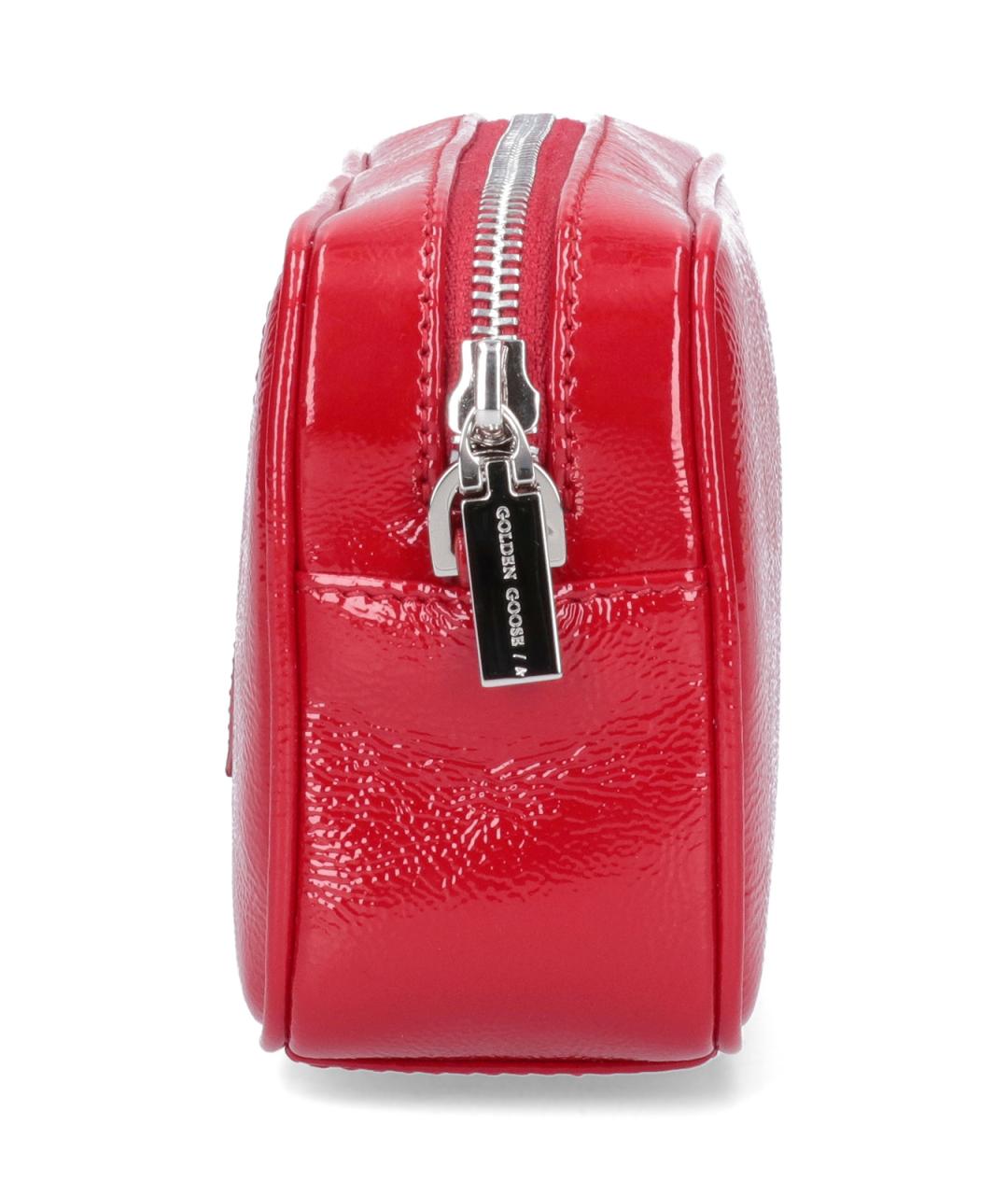 GOLDEN GOOSE DELUXE BRAND Красная кожаная сумка через плечо, фото 4
