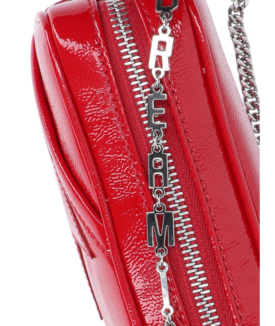 GOLDEN GOOSE DELUXE BRAND Красная кожаная сумка через плечо, фото 5
