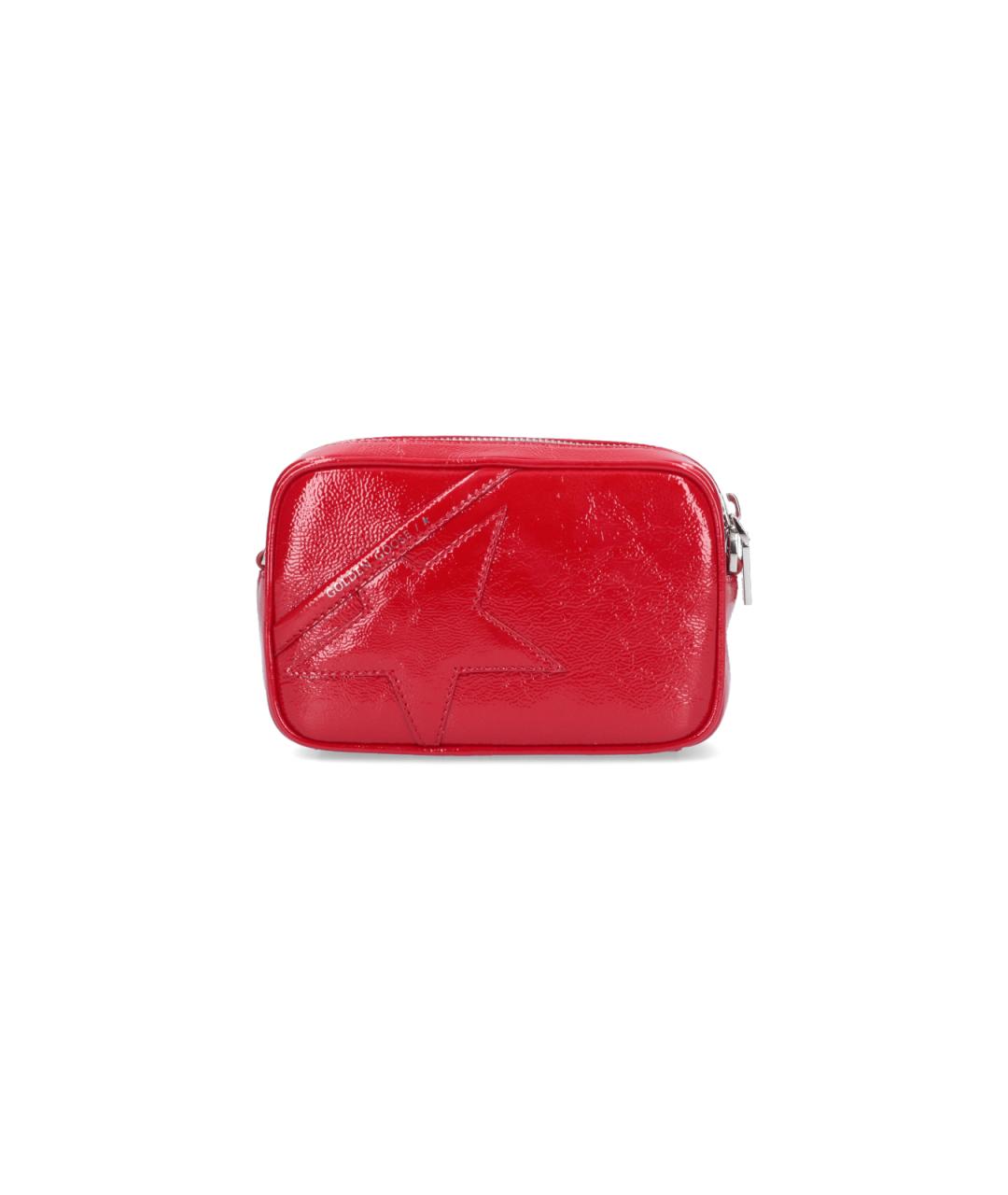 GOLDEN GOOSE DELUXE BRAND Красная кожаная сумка через плечо, фото 1