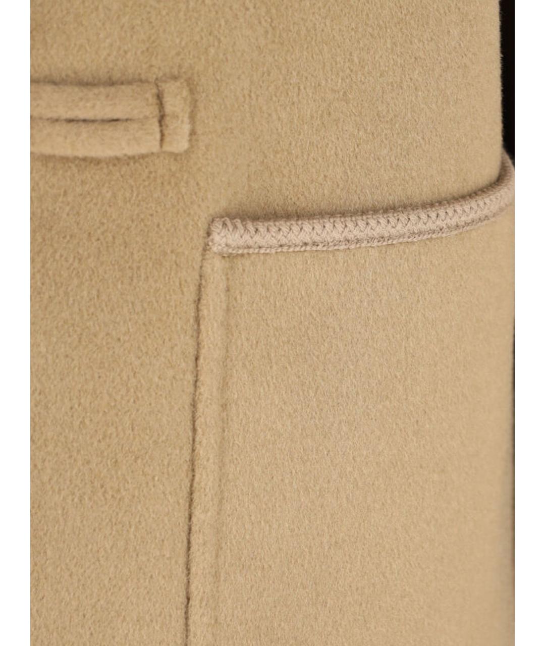 ROHE Коричневое шерстяное пальто, фото 5