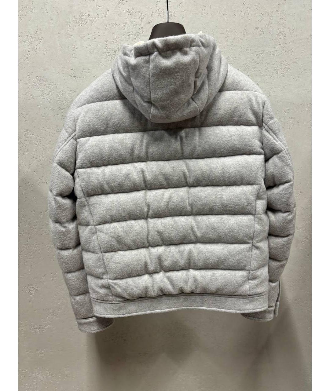ELEVENTY Серый кашемировый пуховик, фото 2
