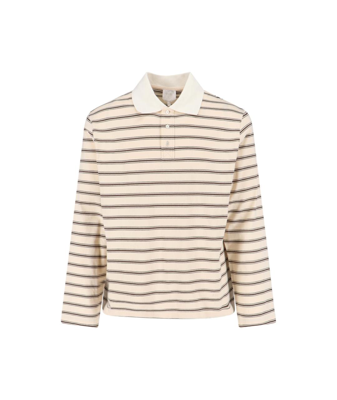 A.P.C. Белое поло с длинным рукавом, фото 1