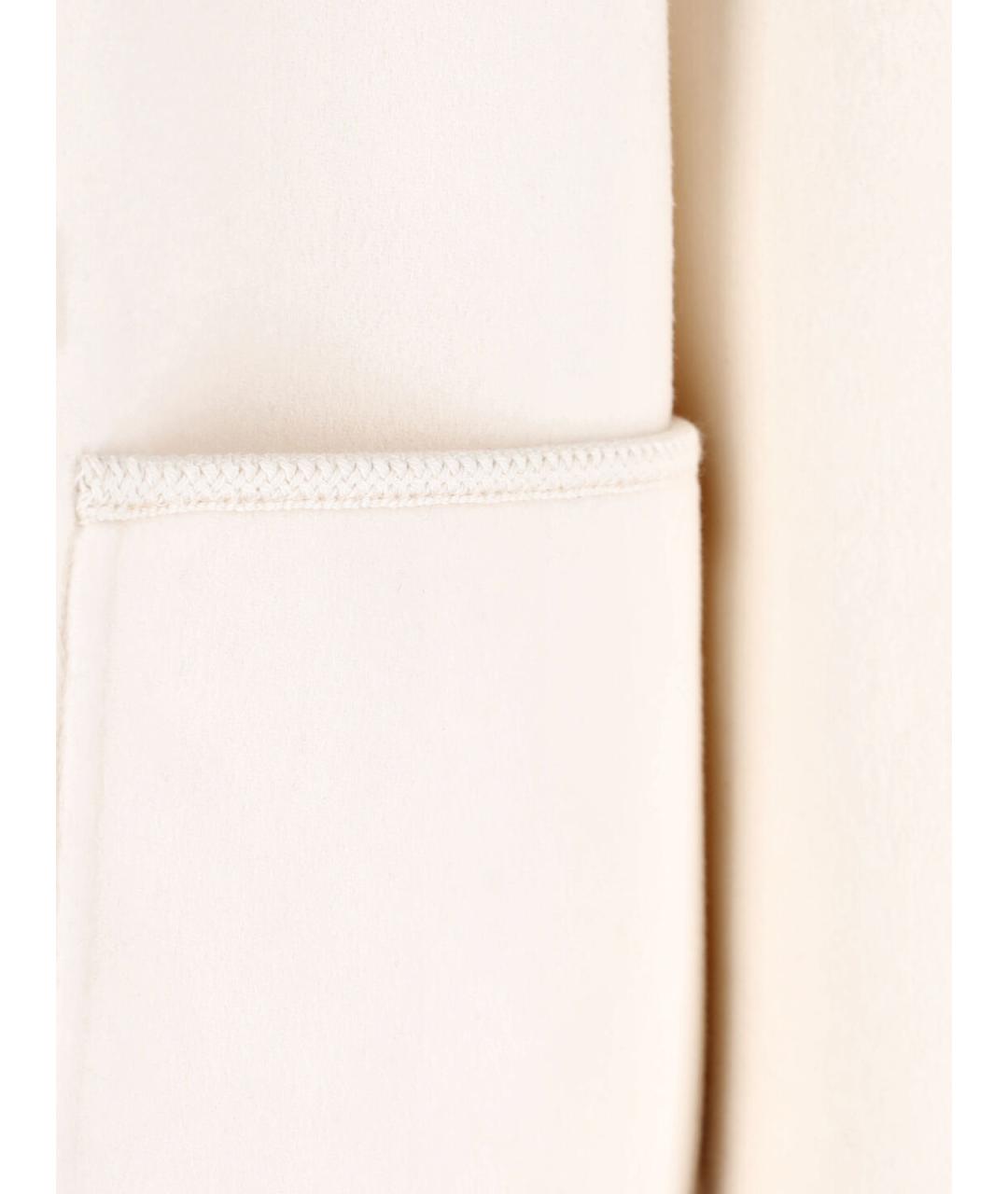 ROHE Бежевое шерстяное пальто, фото 5