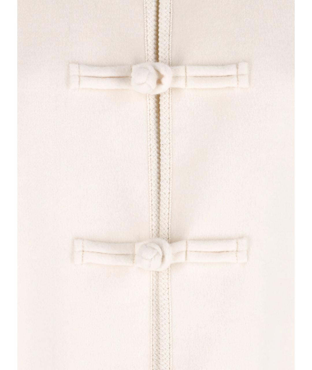 ROHE Бежевое шерстяное пальто, фото 4