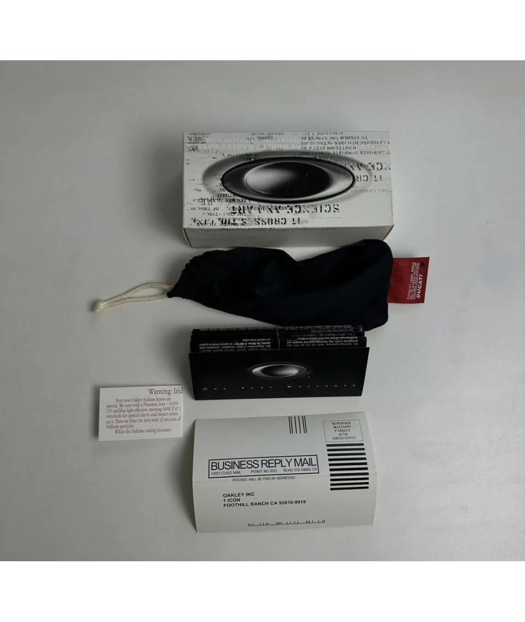 OAKLEY Серебряные металлические солнцезащитные очки, фото 7