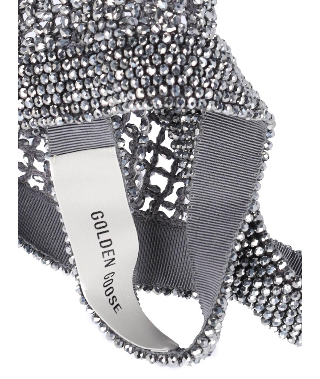 GOLDEN GOOSE DELUXE BRAND Серебрянный бюстгалтеры, фото 3