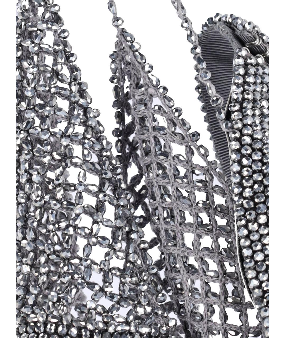 GOLDEN GOOSE DELUXE BRAND Серебрянный бюстгалтеры, фото 5