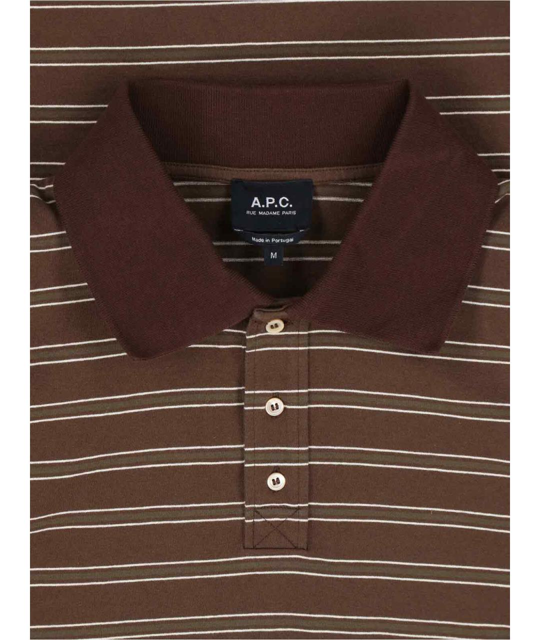 A.P.C. Мульти хлопковое поло с длинным рукавом, фото 3