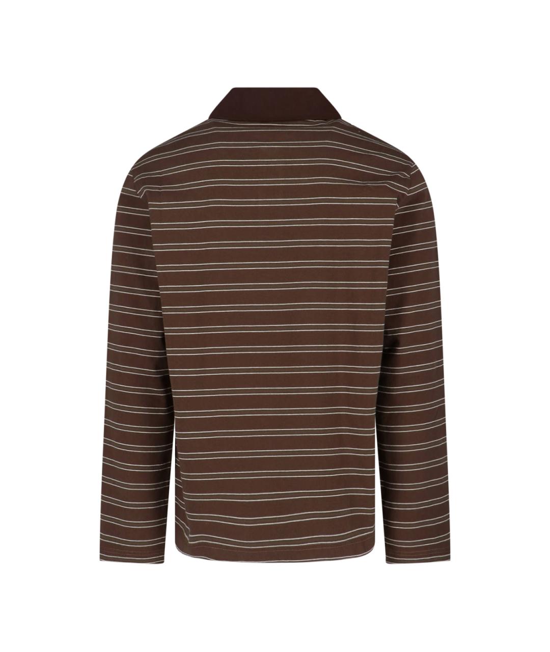 A.P.C. Мульти хлопковое поло с длинным рукавом, фото 2