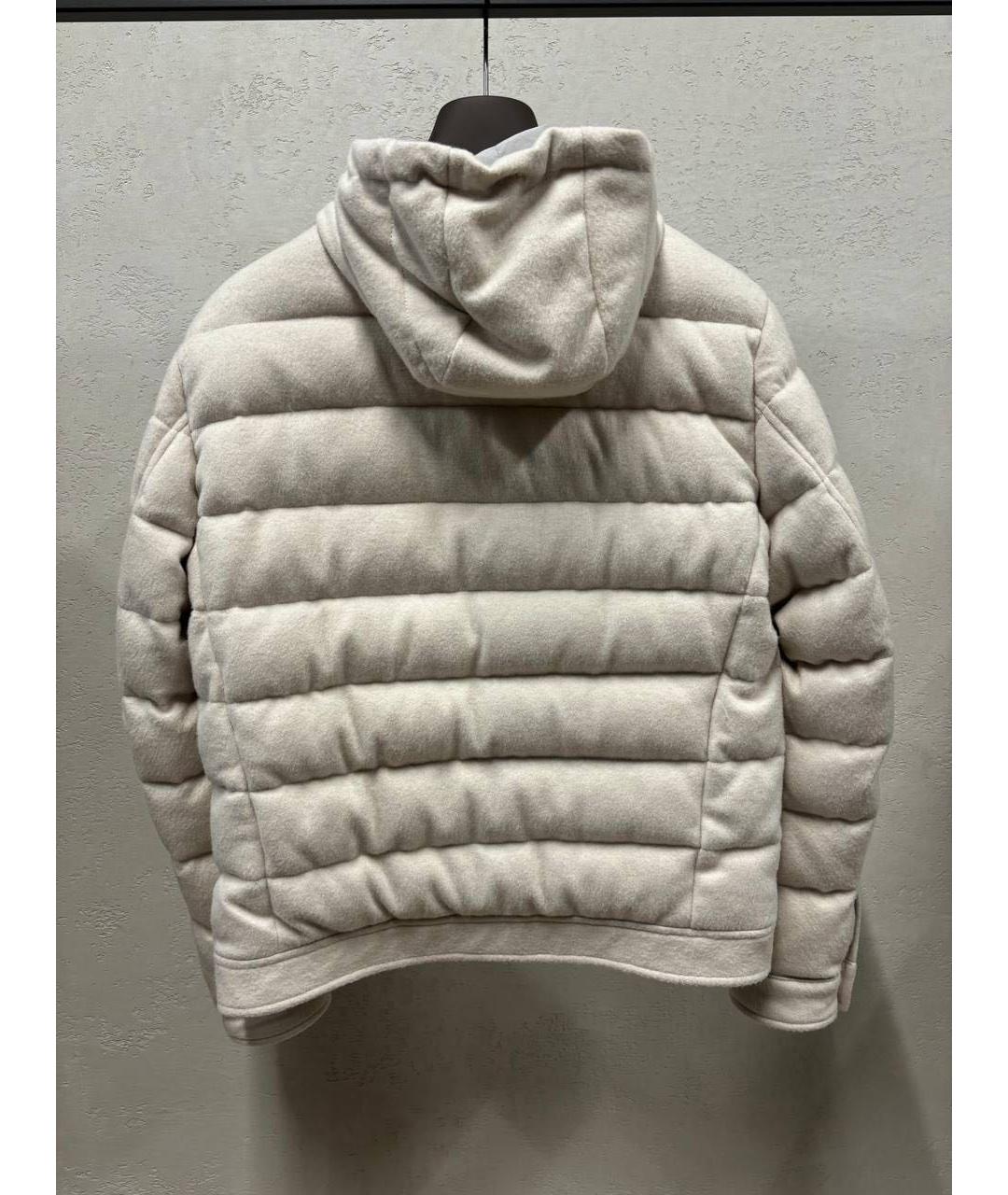 ELEVENTY Бежевый кашемировый пуховик, фото 2