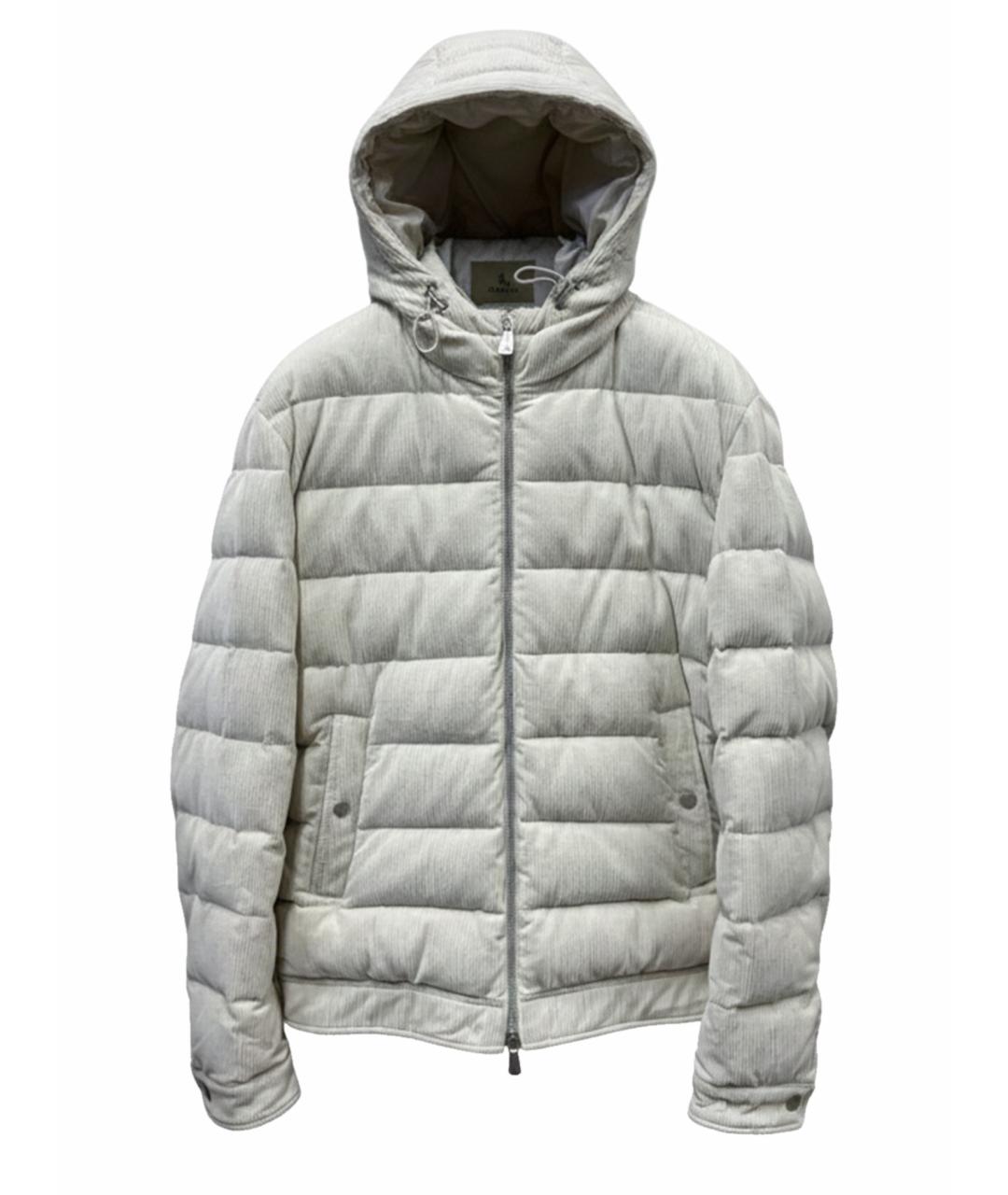 ELEVENTY Бежевый кашемировый пуховик, фото 1