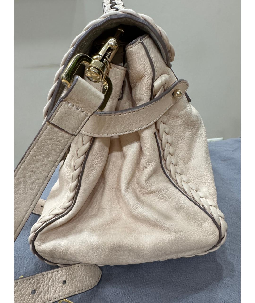 MULBERRY Бежевая кожаная сумка тоут, фото 2