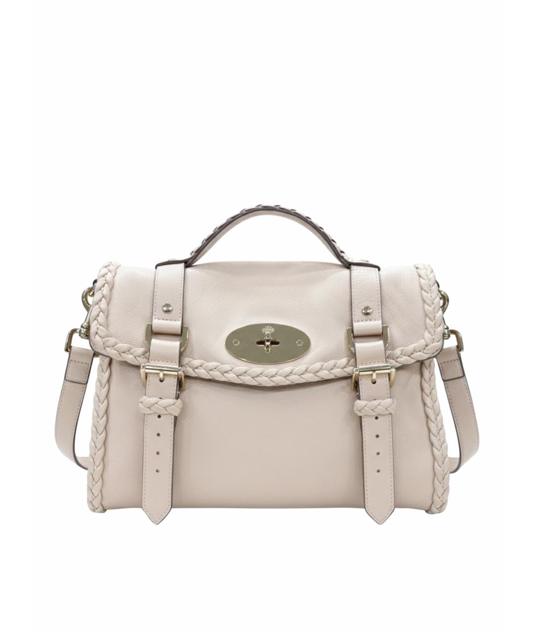 MULBERRY Бежевая кожаная сумка тоут, фото 5