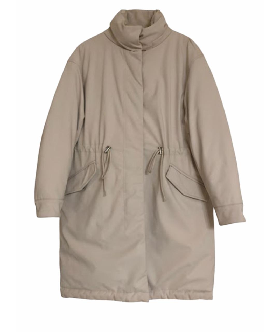 12 STOREEZ Бежевый полиэстеровый пуховик, фото 1