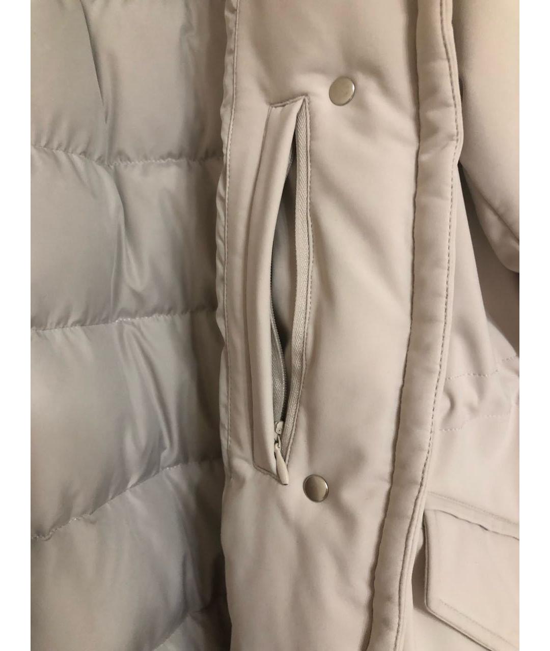 12 STOREEZ Бежевый полиэстеровый пуховик, фото 5