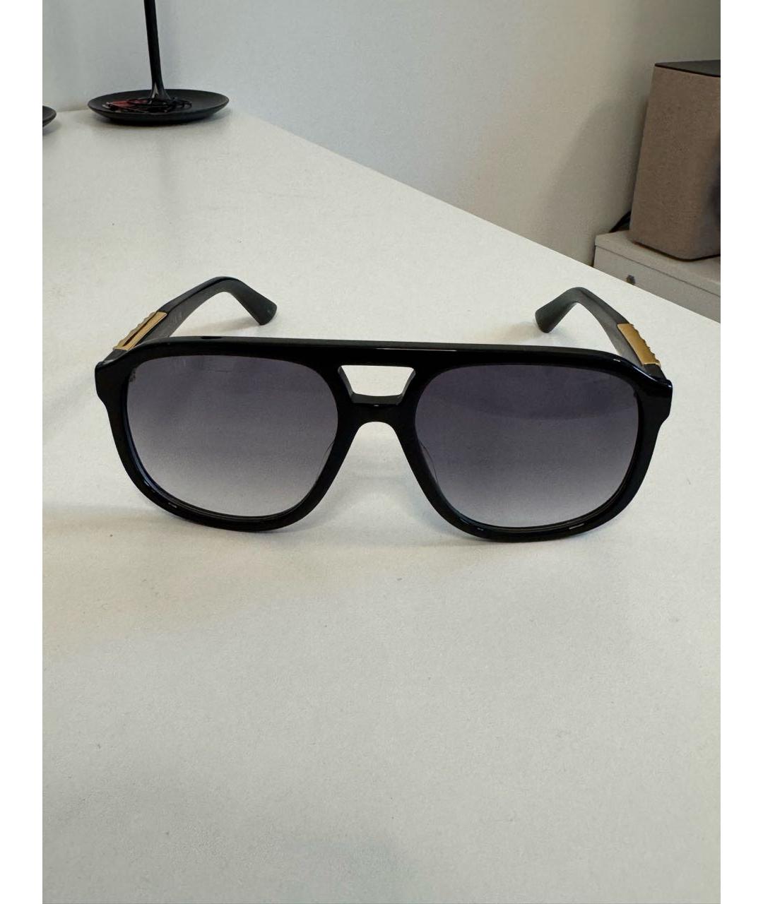 GUCCI Черные пластиковые солнцезащитные очки, фото 5