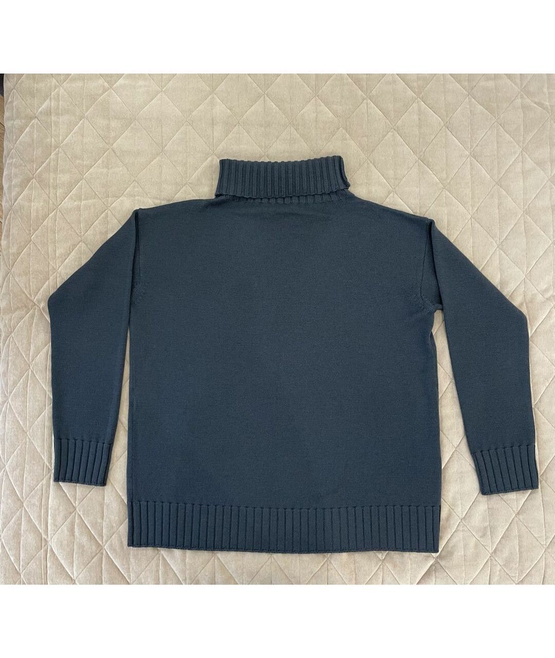 MAX MARA Антрацитовый шерстяной джемпер / свитер, фото 2