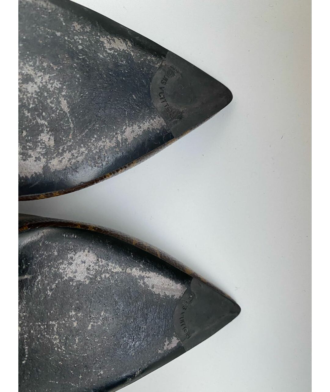 LOUIS VUITTON PRE-OWNED Коричневые кожаные туфли, фото 7
