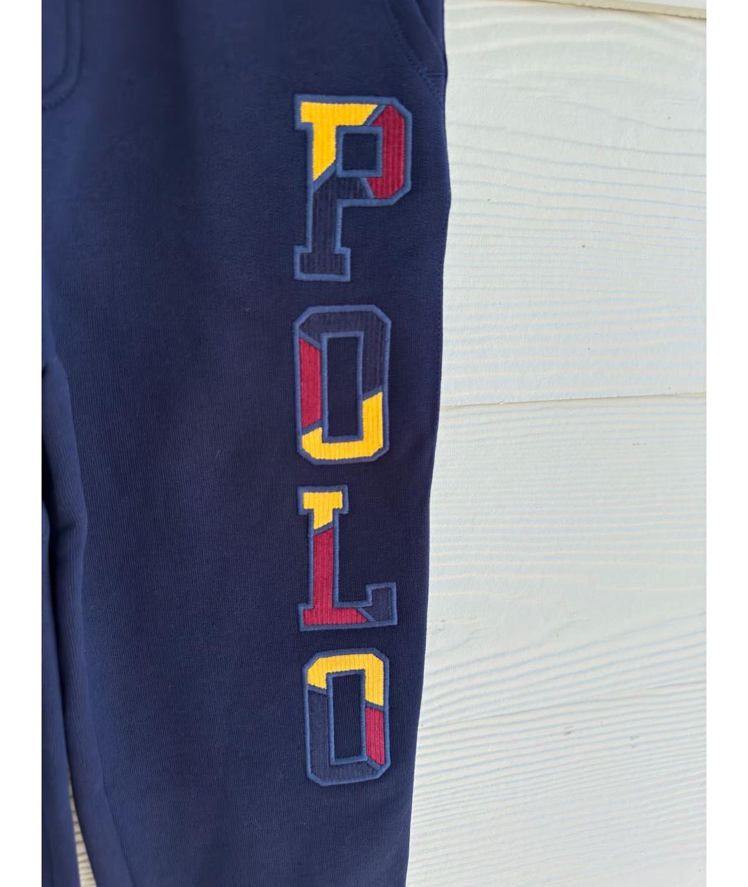 POLO RALPH LAUREN Темно-синие хлопковые брюки и шорты, фото 3