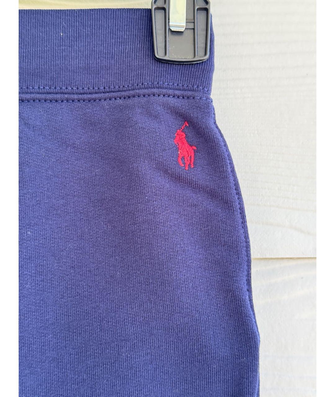 POLO RALPH LAUREN Темно-синие хлопковые брюки и шорты, фото 6