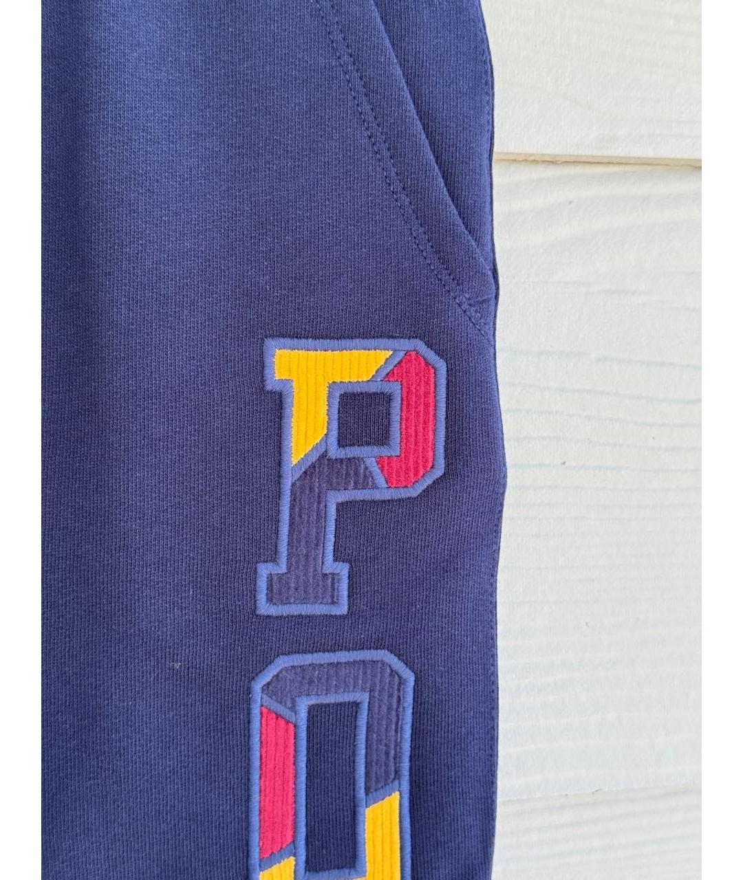 POLO RALPH LAUREN Темно-синие хлопковые брюки и шорты, фото 4