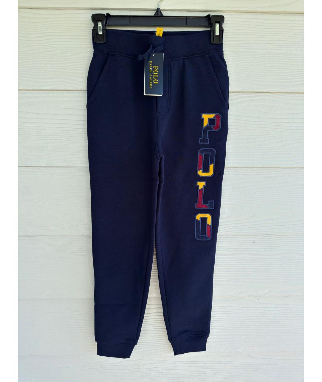 POLO RALPH LAUREN Темно-синие хлопковые брюки и шорты, фото 8