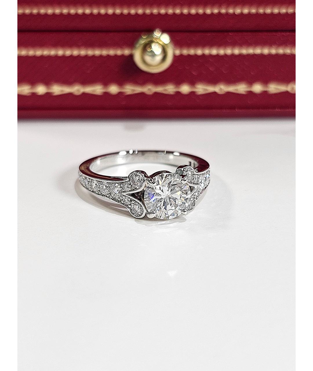 CARTIER Серебряное платиновое кольцо, фото 3