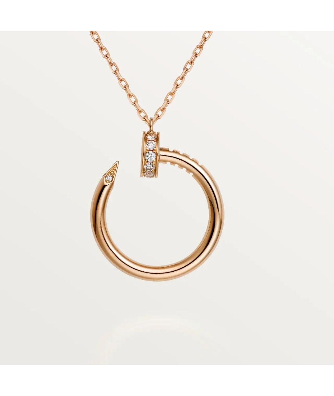 CARTIER Золотая подвеска из розового золота, фото 2