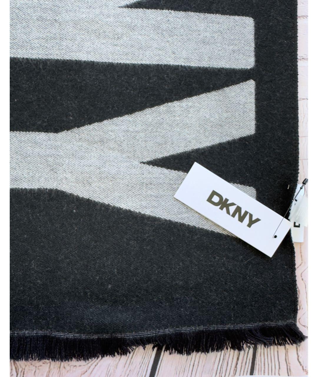 DKNY Черный шарф, фото 3