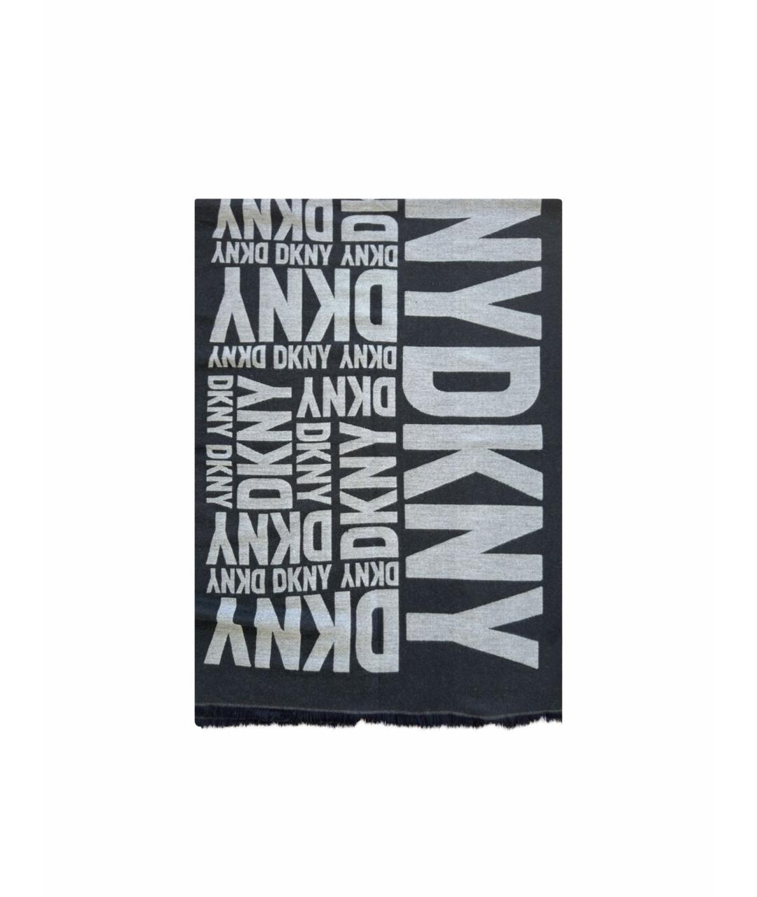 DKNY Черный шарф, фото 1