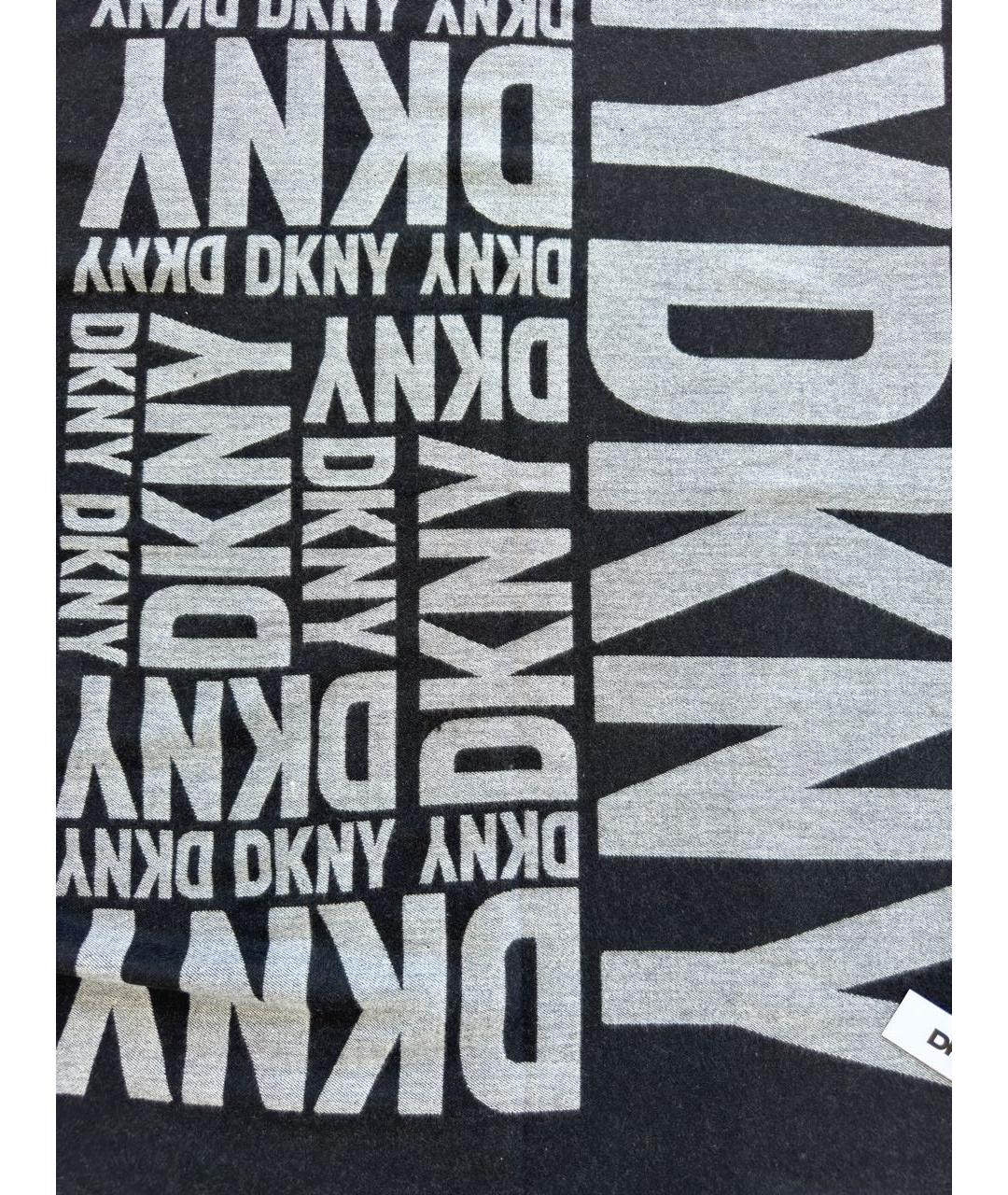 DKNY Черный шарф, фото 2