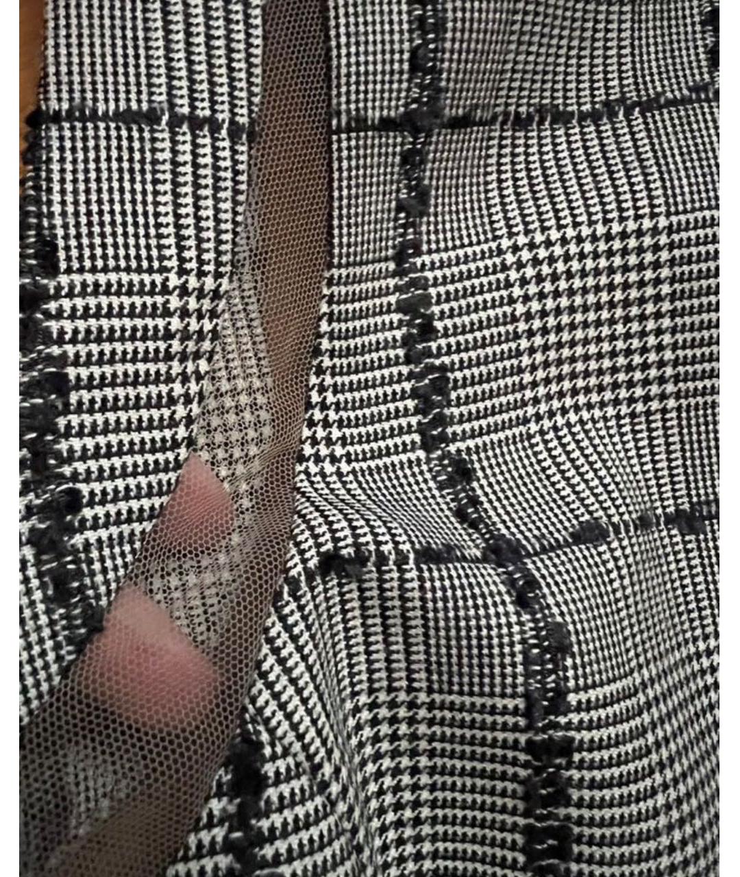 VERSACE Черное шерстяное коктейльное платье, фото 4