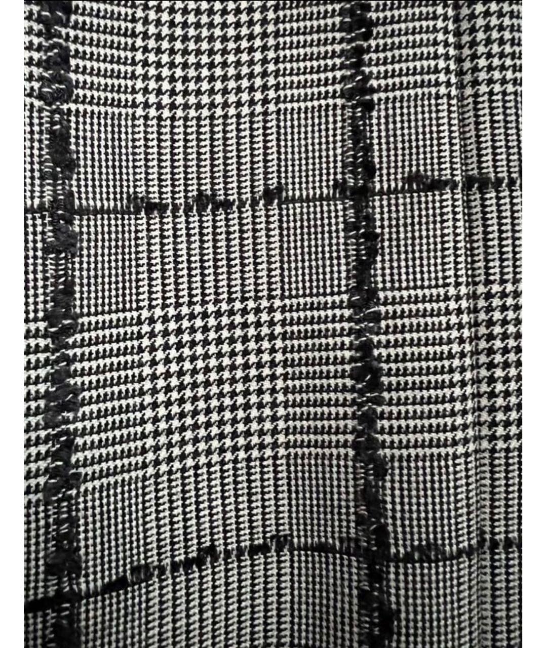 VERSACE Черное шерстяное коктейльное платье, фото 5