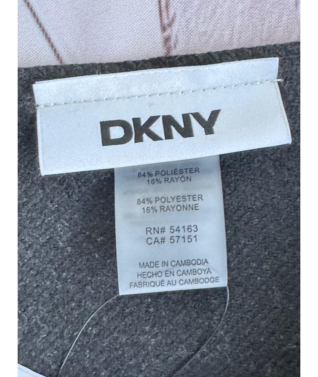 DKNY Коричневый шарф, фото 5