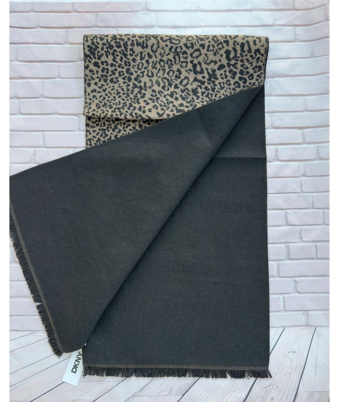 DKNY Коричневый шарф, фото 4