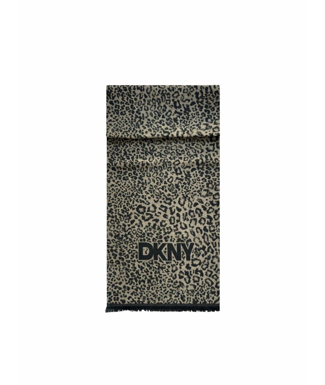 DKNY Коричневый шарф, фото 1