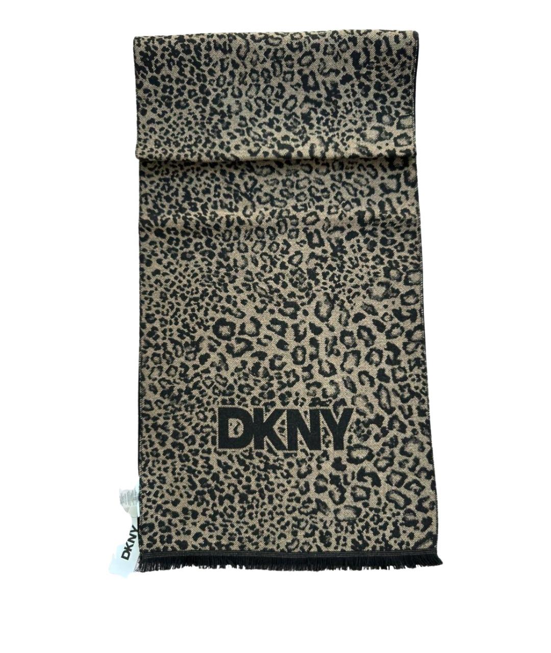 DKNY Коричневый шарф, фото 9