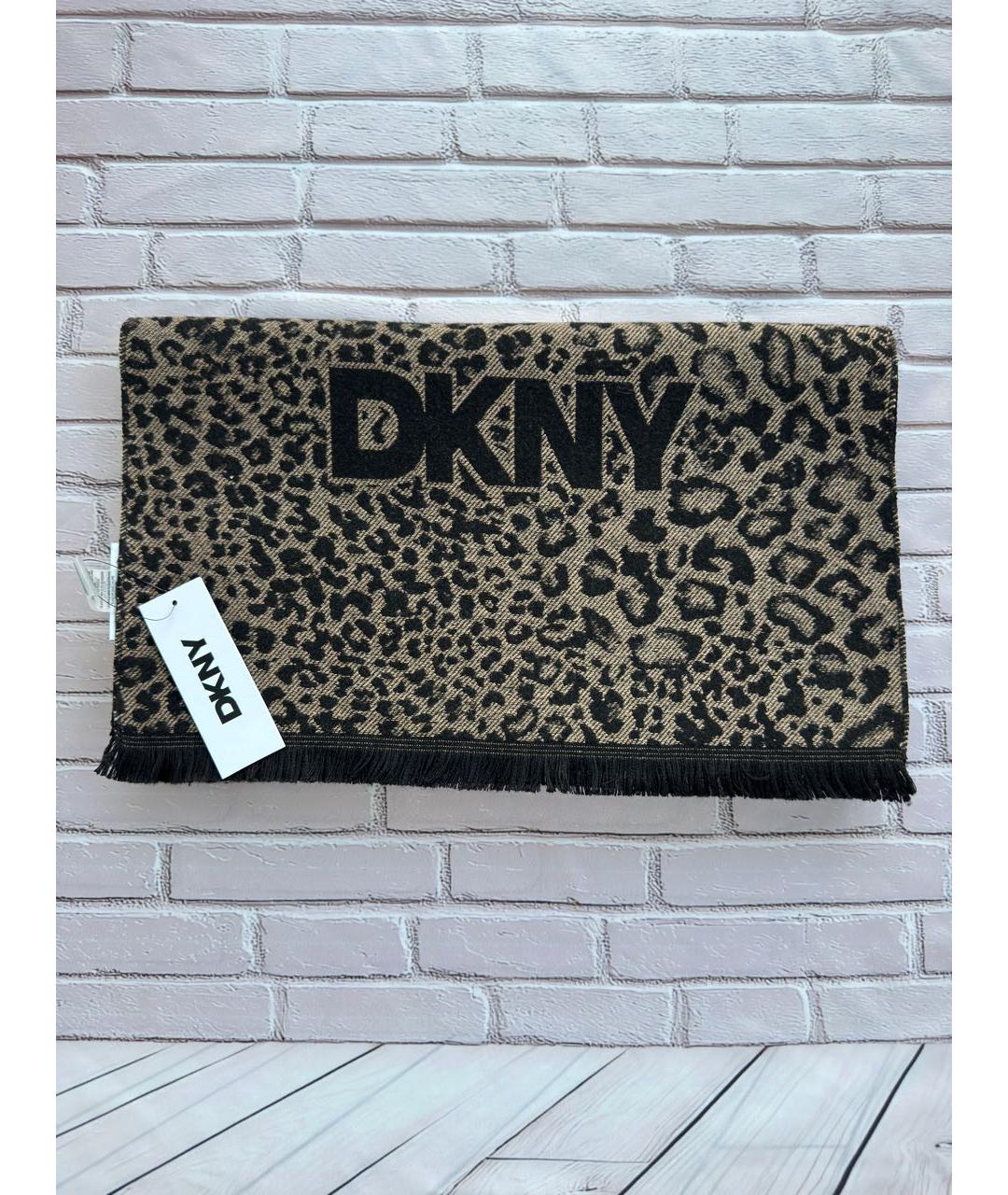 DKNY Коричневый шарф, фото 7