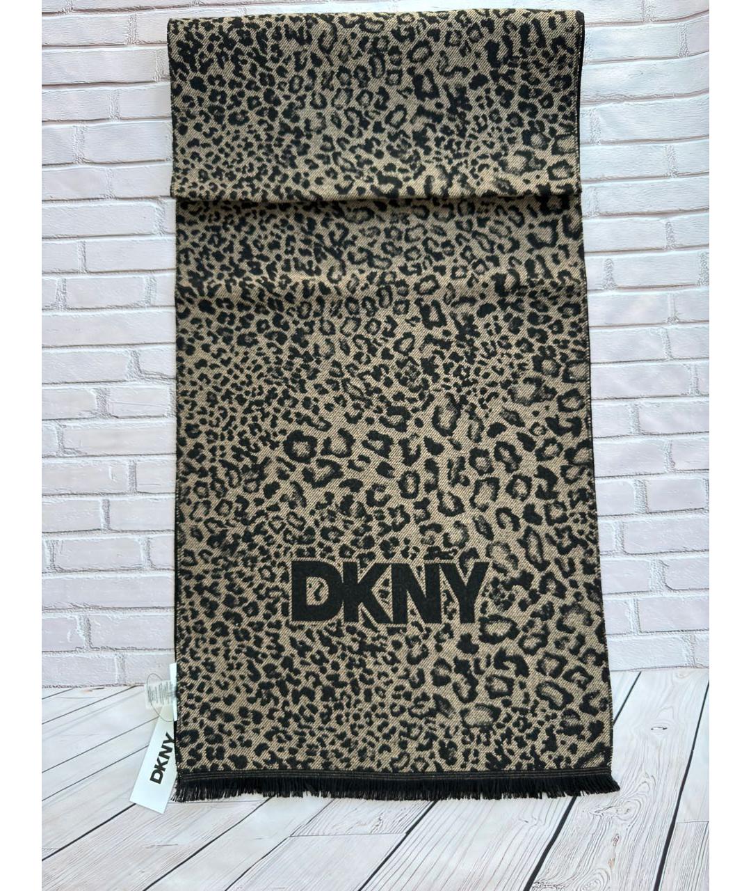 DKNY Коричневый шарф, фото 8