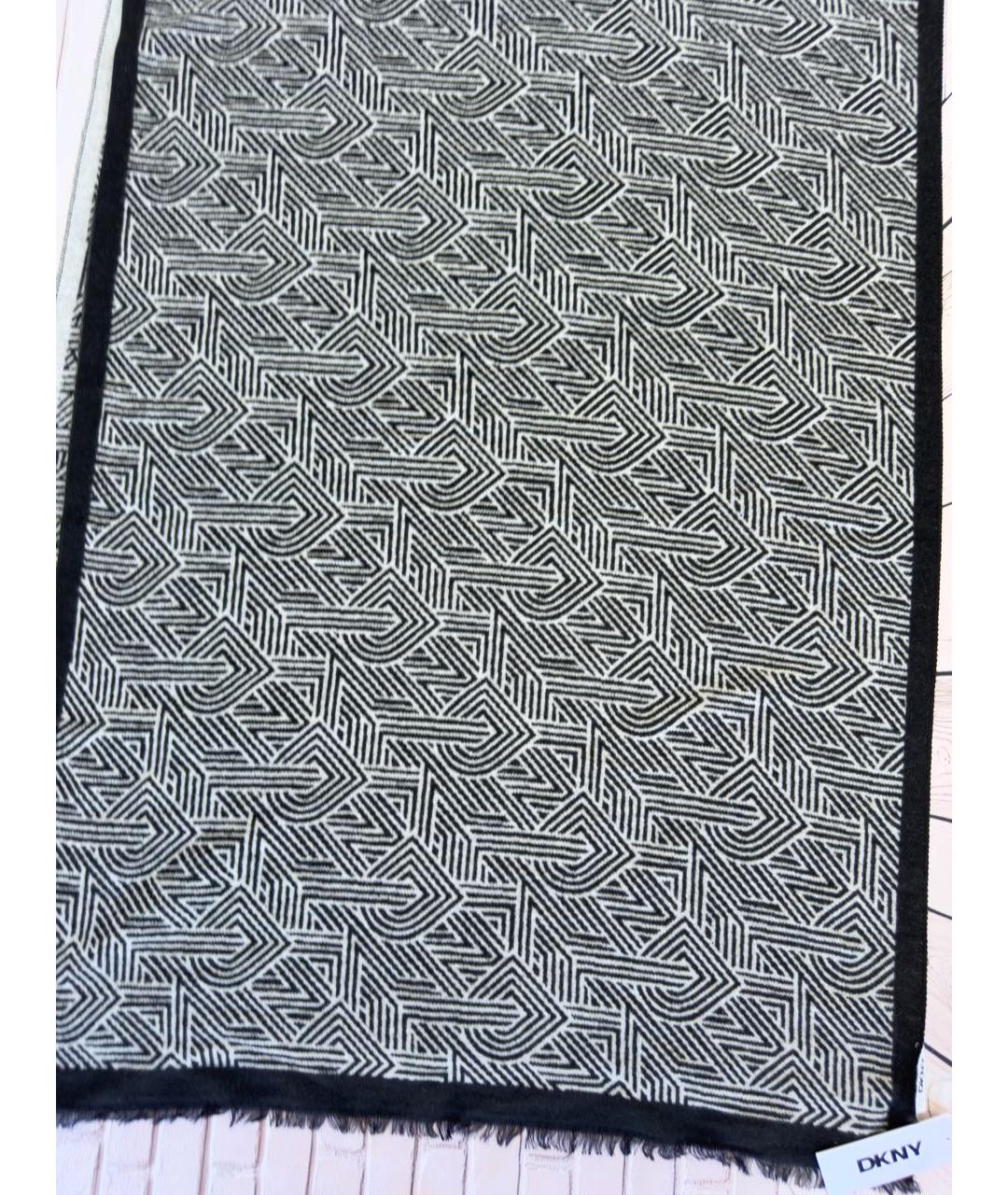 DKNY Черный шарф, фото 2