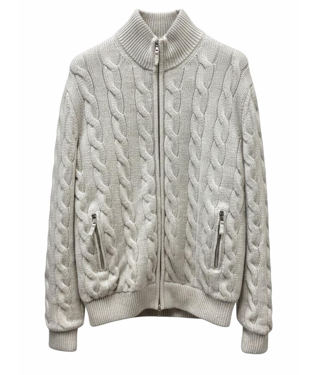 ELEVENTY Серая кашемировая куртка, фото 1