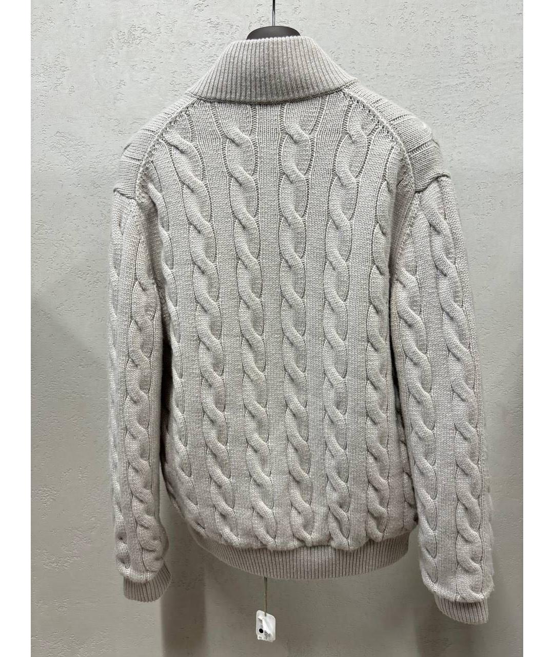 ELEVENTY Серая кашемировая куртка, фото 2