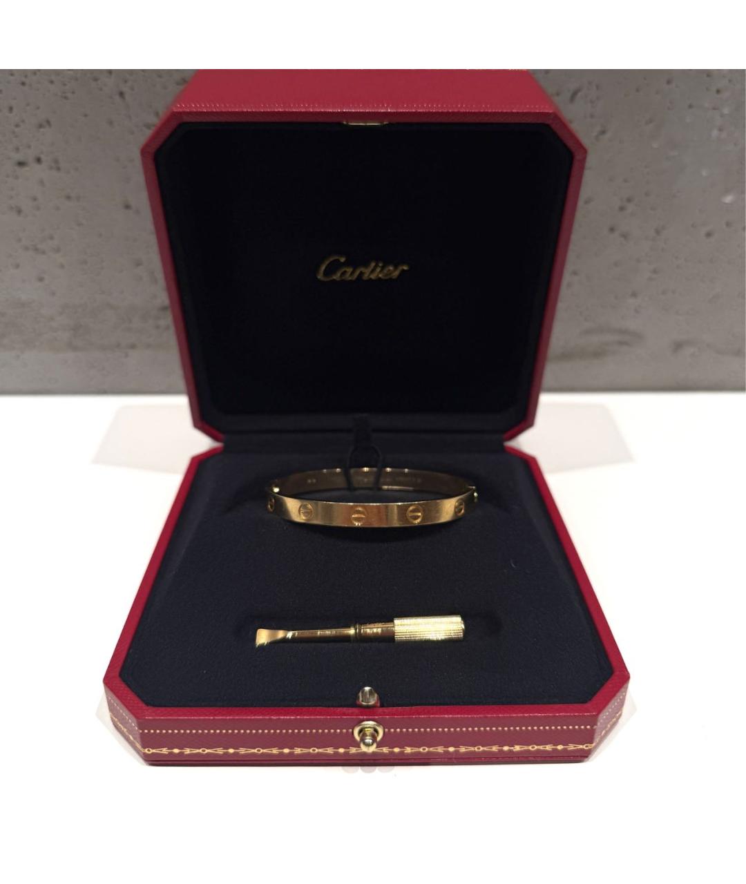 CARTIER Золотой браслет из желтого золота, фото 2