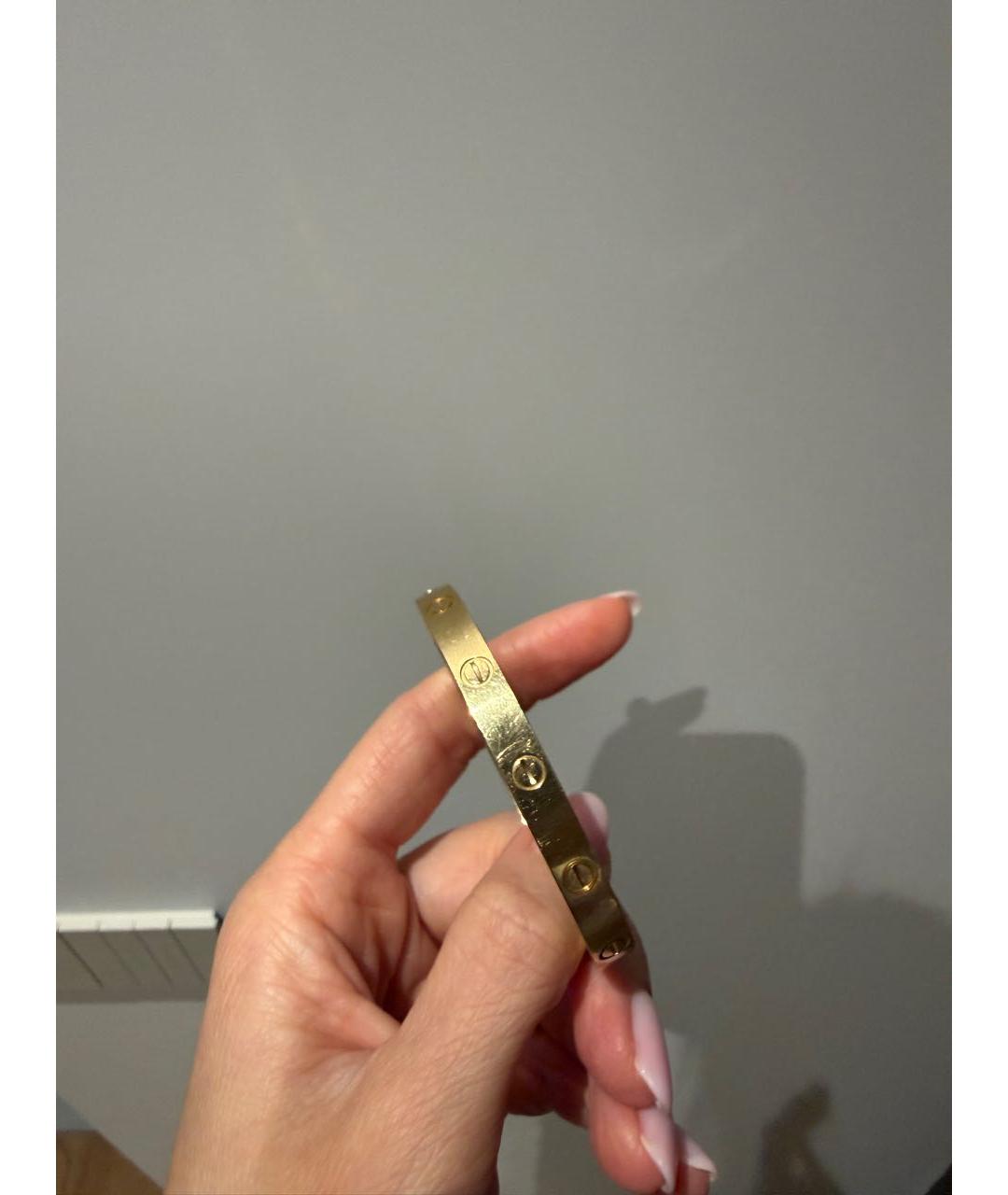 CARTIER Золотой браслет из желтого золота, фото 6